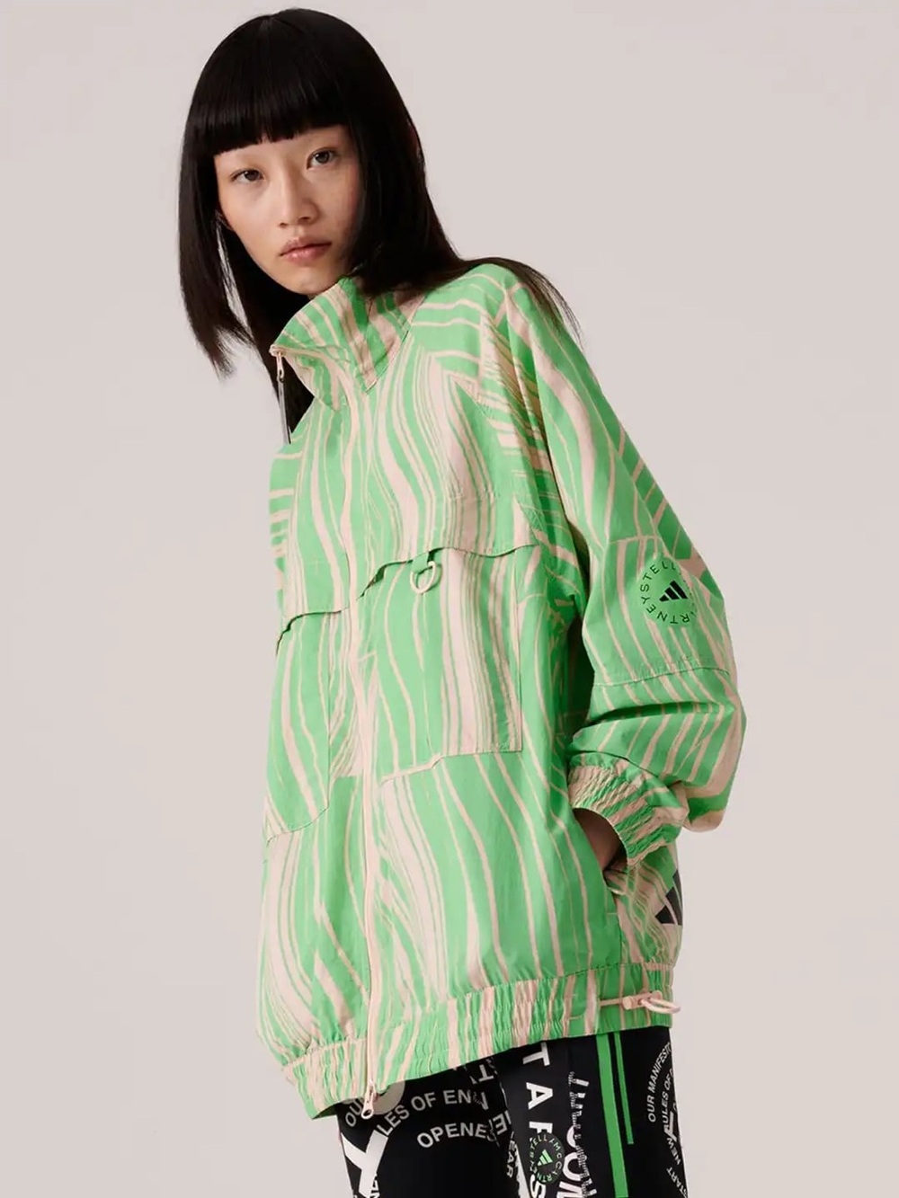 $230 Stella McCartney by Adidas jacket NWT size Large